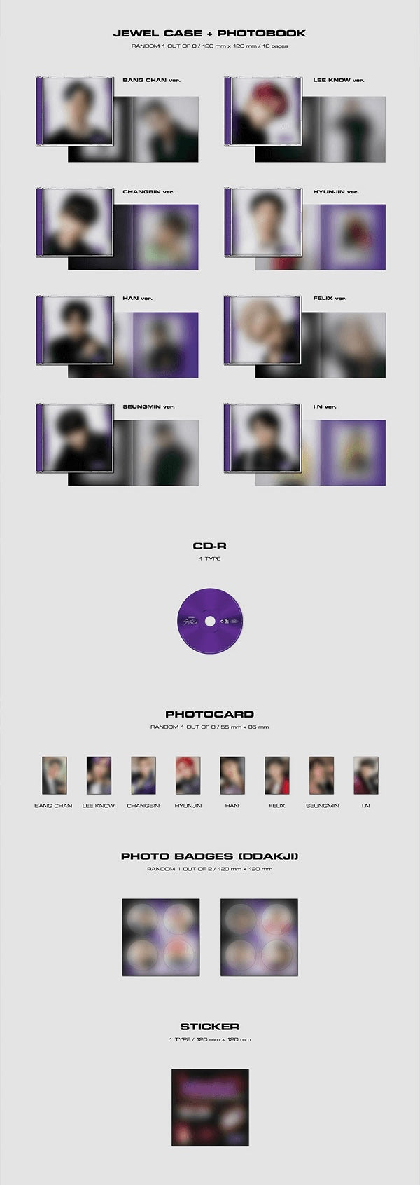 Stray Kids ODDINARY Jewel Case Ver.