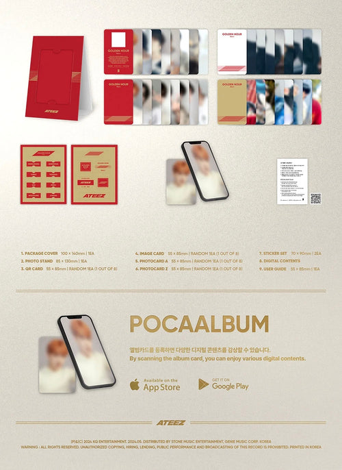 ATEEZ Golden: Hour Part.1 [Poca] Album